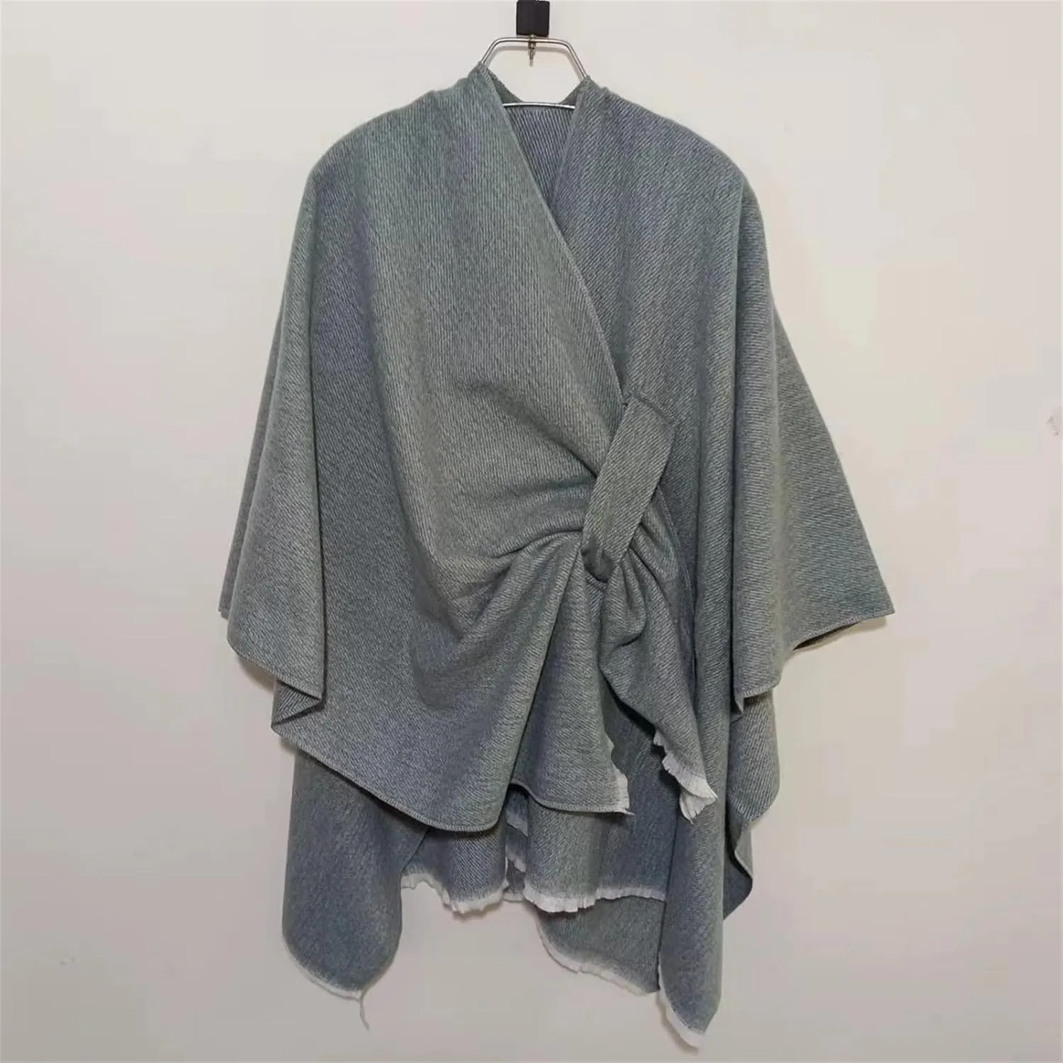Women Pashmina Warm Poncho Knit Cape Sweater Cardigan Coat Scarves Oversized Pullover Scarf Blanket Gifts for Winter