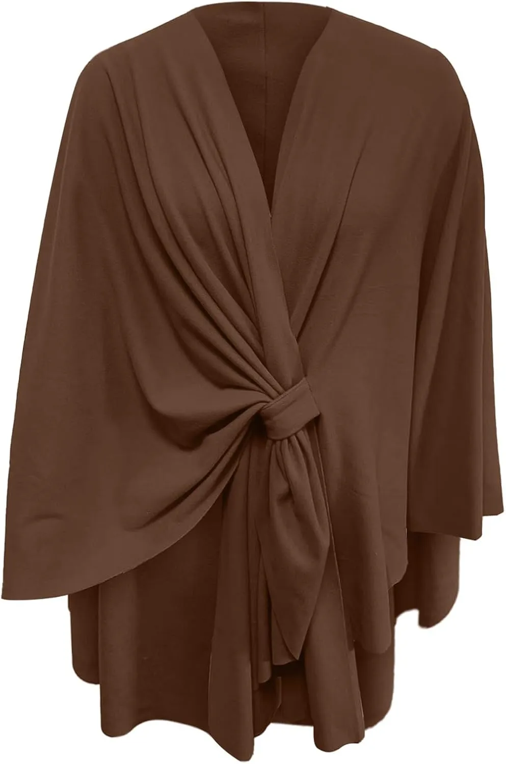 Women's Knitted Ponchos and Capes Front Ponchos for Fall Winter Stylish Cloak Shawl Wrap Elegant for Wedding