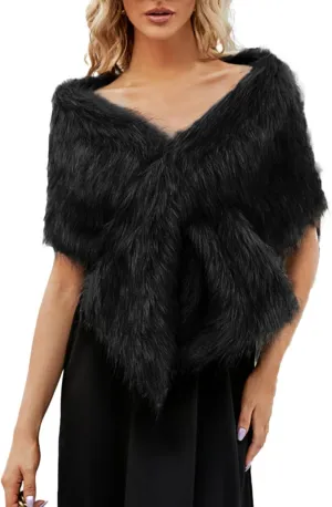 Womens Large Cross Front Poncho Sweater Wrap Topper Knitted Elegant Shawls Cape Warm Long Large for Fall Winter