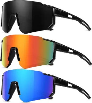 Youth Baseball Sunglasses for Boys Girls Age 6-12 Softball Cycling Sports Sunglasses for Kids Lightweight Frame