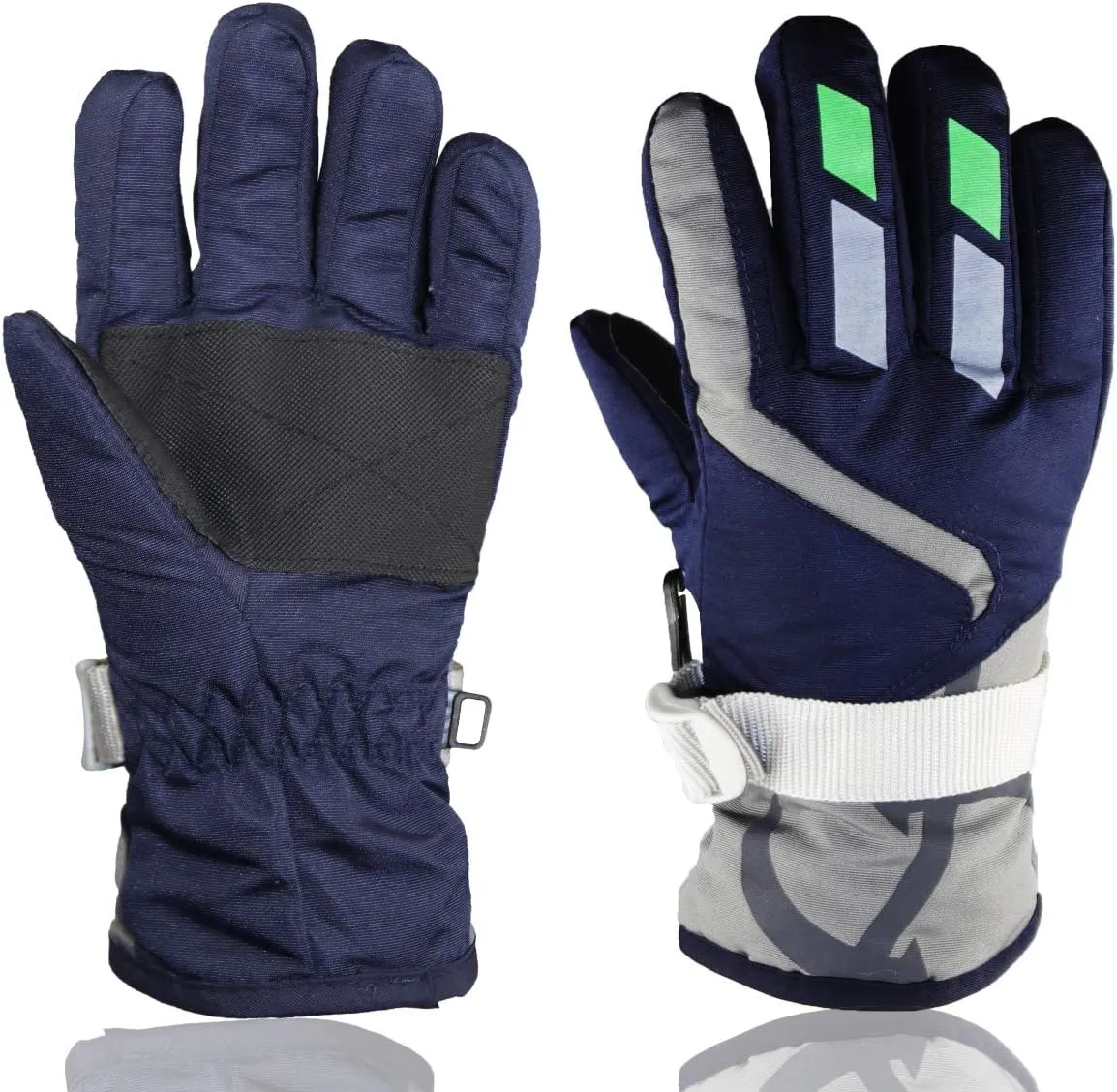 YR.Lover Children Ski Gloves Winter Warm Outdoor Riding Thickening Gloves(2-4Y)