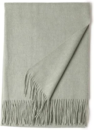 YUONNY Wool Tassel Shawl Wraps for Women, Oversized Soft Solid Color Pashmina Scarves, Ladies Winter Warm Stole Scarf Blanket Scarf for Evening Dresses Wedding F17 One