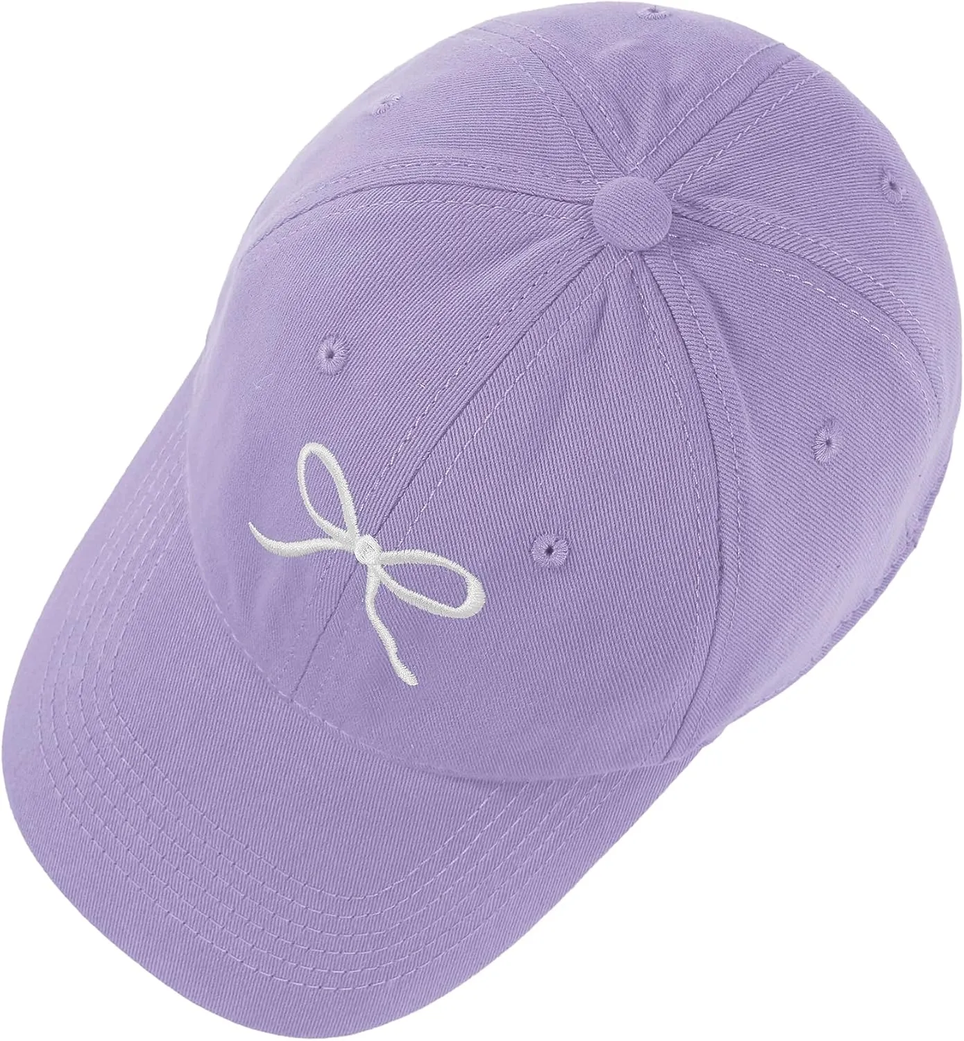 Zando Bow Baseball Cap for Women Men Girls Dad Trendy Adjustable Trucker Hat Cute Y2k Travel Golf Sprts Sun Hats Accessories