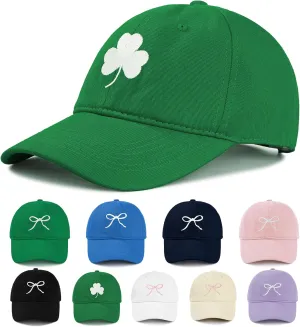 Zando Bow Baseball Cap for Women Men Girls Dad Trendy Adjustable Trucker Hat Cute Y2k Travel Golf Sprts Sun Hats Accessories
