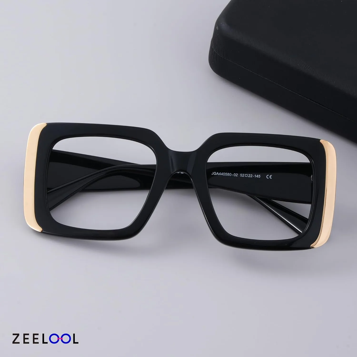 Zeelool Acetate Rectangle Glasses Frame, Blue Light Blocking Glasses for Women Jesse ZJGA440580