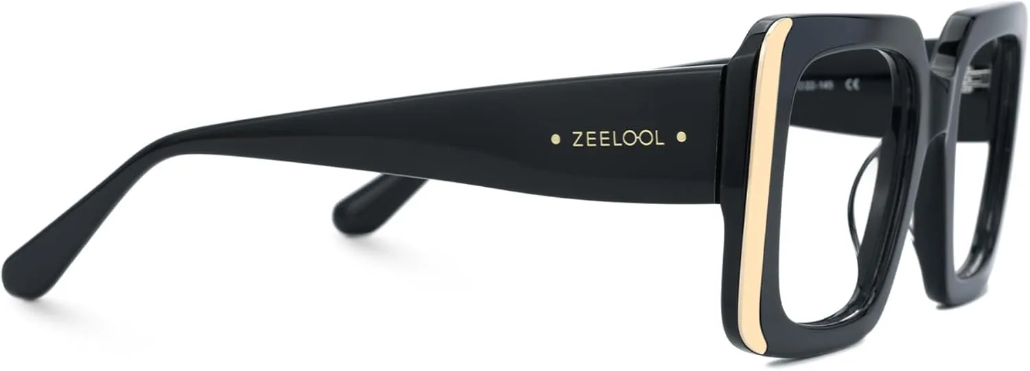 Zeelool Acetate Rectangle Glasses Frame, Blue Light Blocking Glasses for Women Jesse ZJGA440580