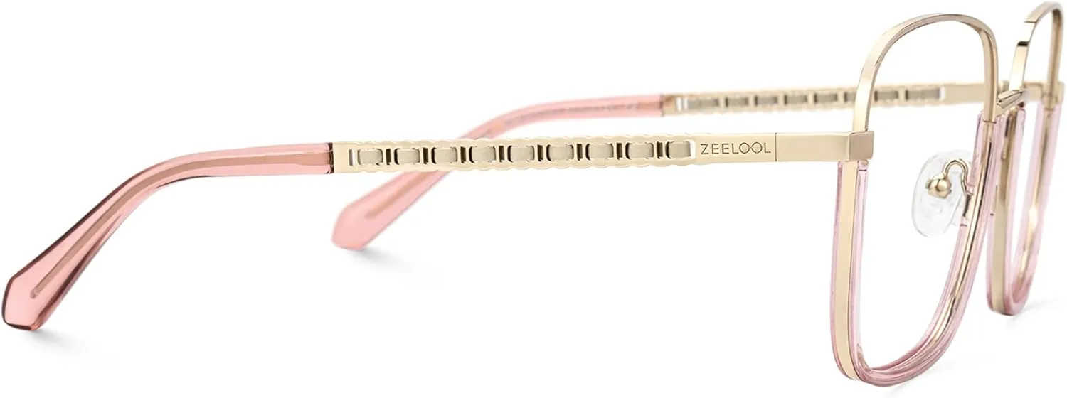 Zeelool Square Blue Light Blocking Glasses for Women Men 100% UV400 Protection Perfecta JGX854725