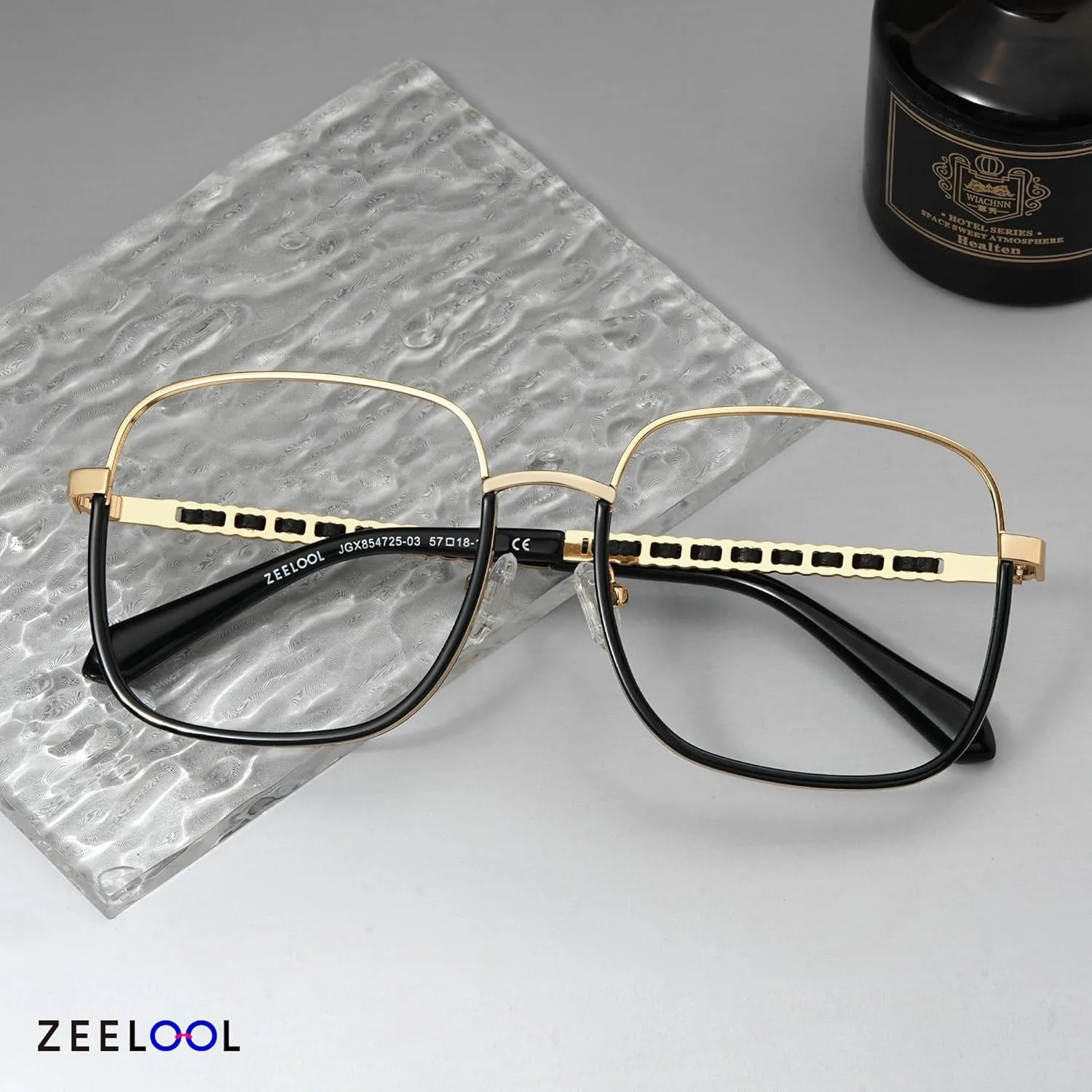 Zeelool Square Blue Light Blocking Glasses for Women Men 100% UV400 Protection Perfecta JGX854725