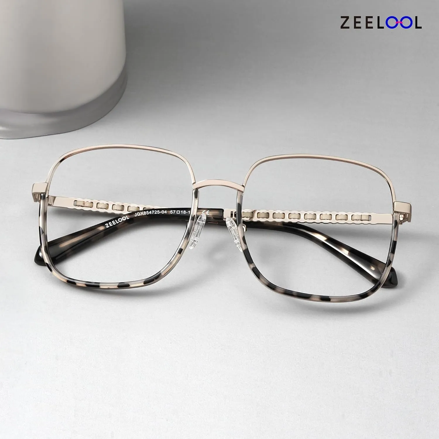 Zeelool Square Blue Light Blocking Glasses for Women Men 100% UV400 Protection Perfecta JGX854725