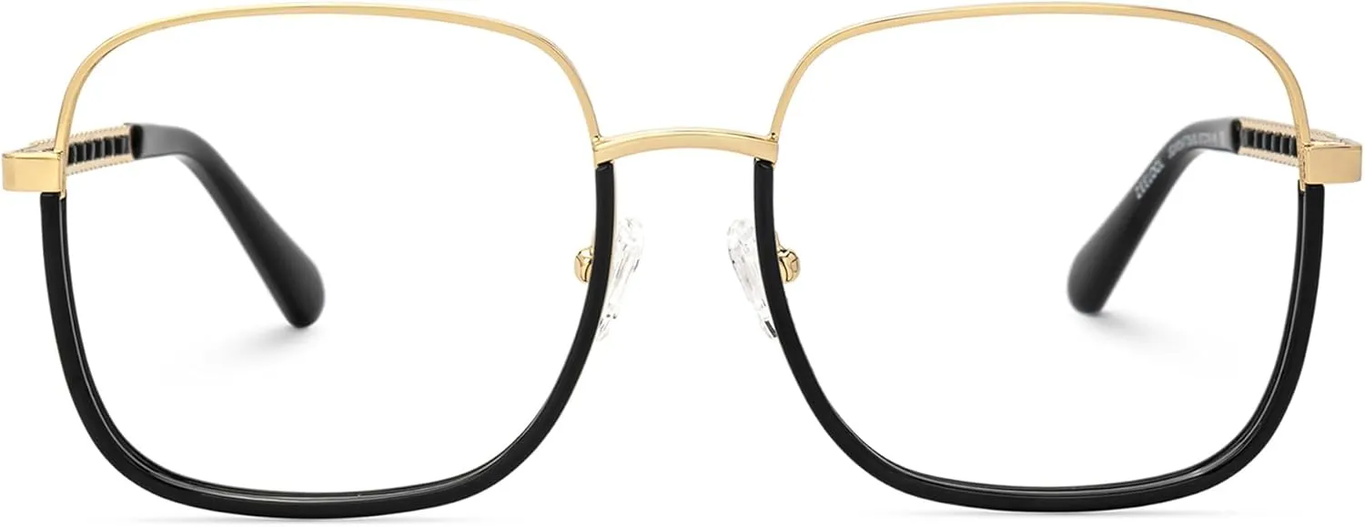 Zeelool Square Blue Light Blocking Glasses for Women Men 100% UV400 Protection Perfecta JGX854725